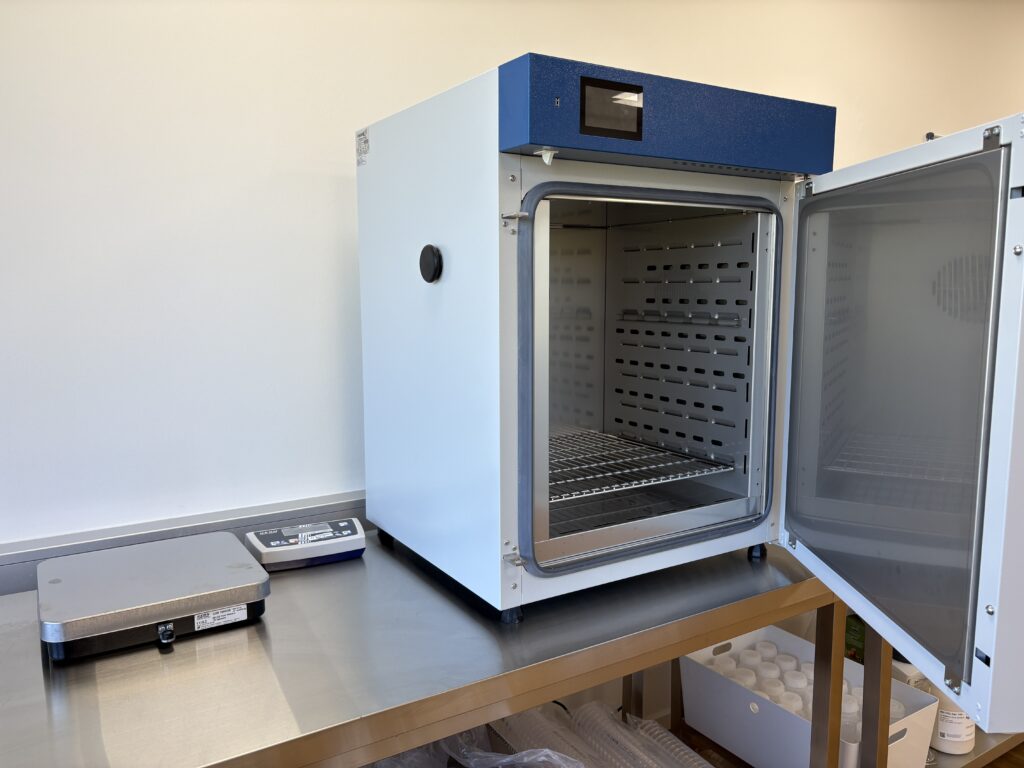 Veje tørre veje Tørring af materialeprøve i laboratoriet